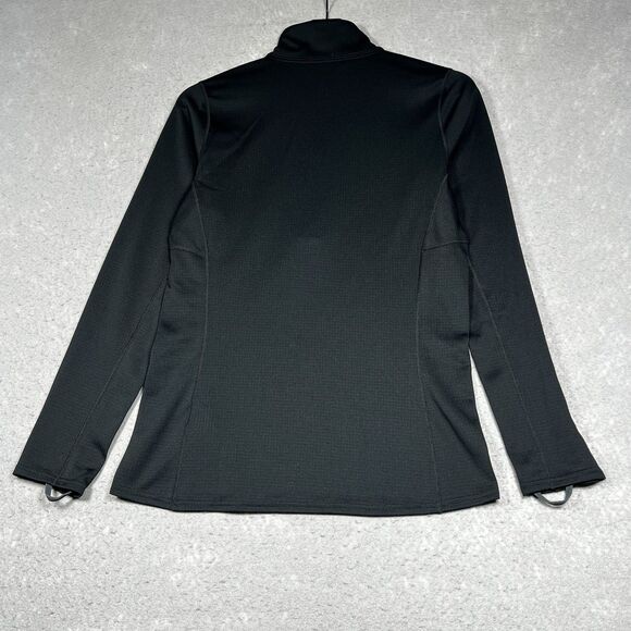 Patagonia 1/4 Zip Capilene Base Layer Pullover Jacket Midweight Women Small Blck - Picture 8 of 13